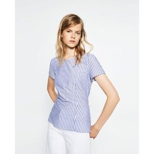 Zara Tops - Zara Striped Twisted Knot Cut Out Back Top Zara Tops - Zara Striped Twisted Knot Cut Out Back Top